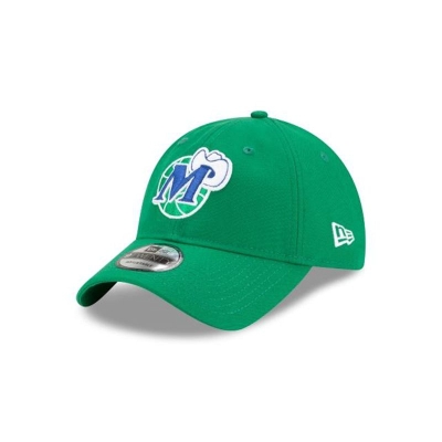 White Dallas Mavericks Hat - New Era NBA Hardwood Classic Nights 9TWENTY Adjustable Caps USA2079153